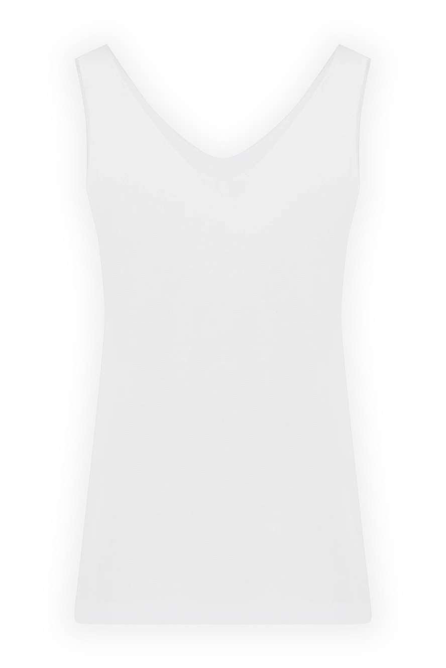 Panicale women's white top made of viscose and polyester 150435 - photo 1