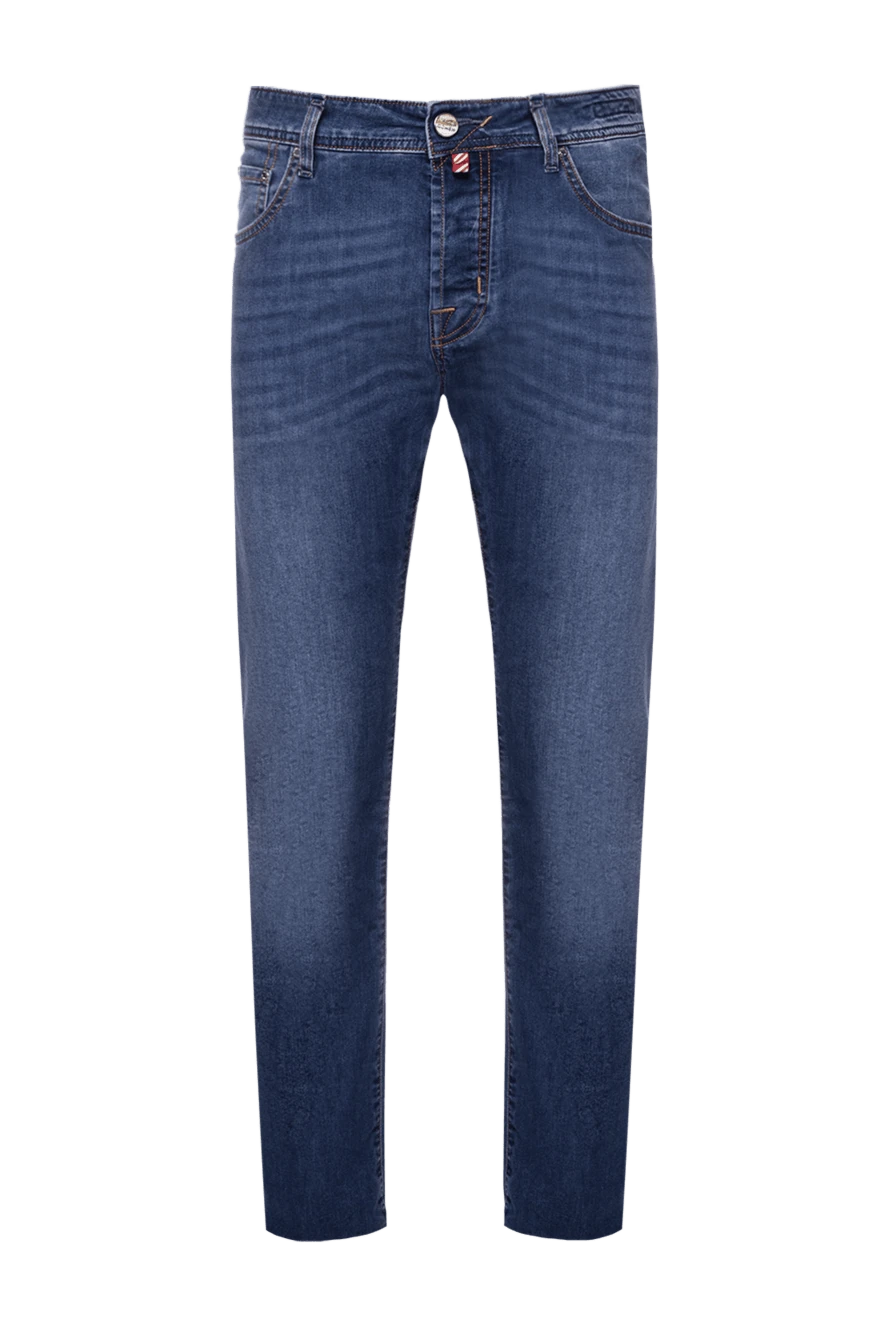Jacob Cohen blue cotton and polyester jeans for men 150551 - photo 1