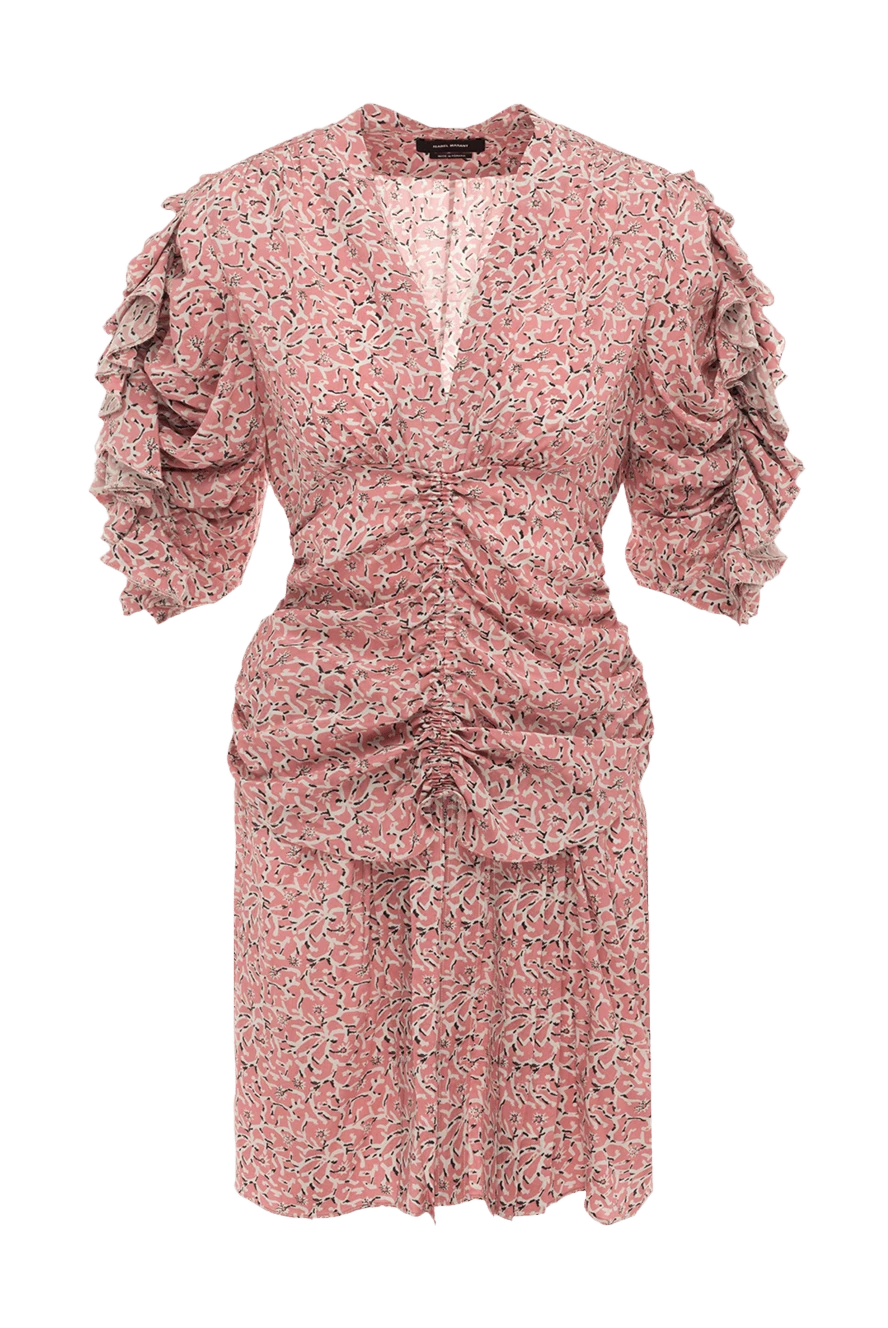 Isabel Marant costume with a skirt made of silk and elastane pink for women 150814 - photo 1