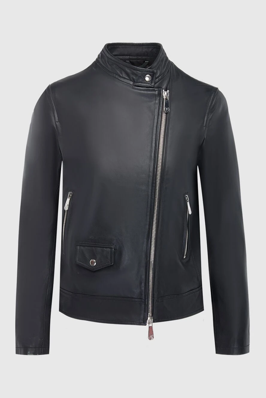 Peserico women's black jacket made of genuine leather 151537 - photo 1