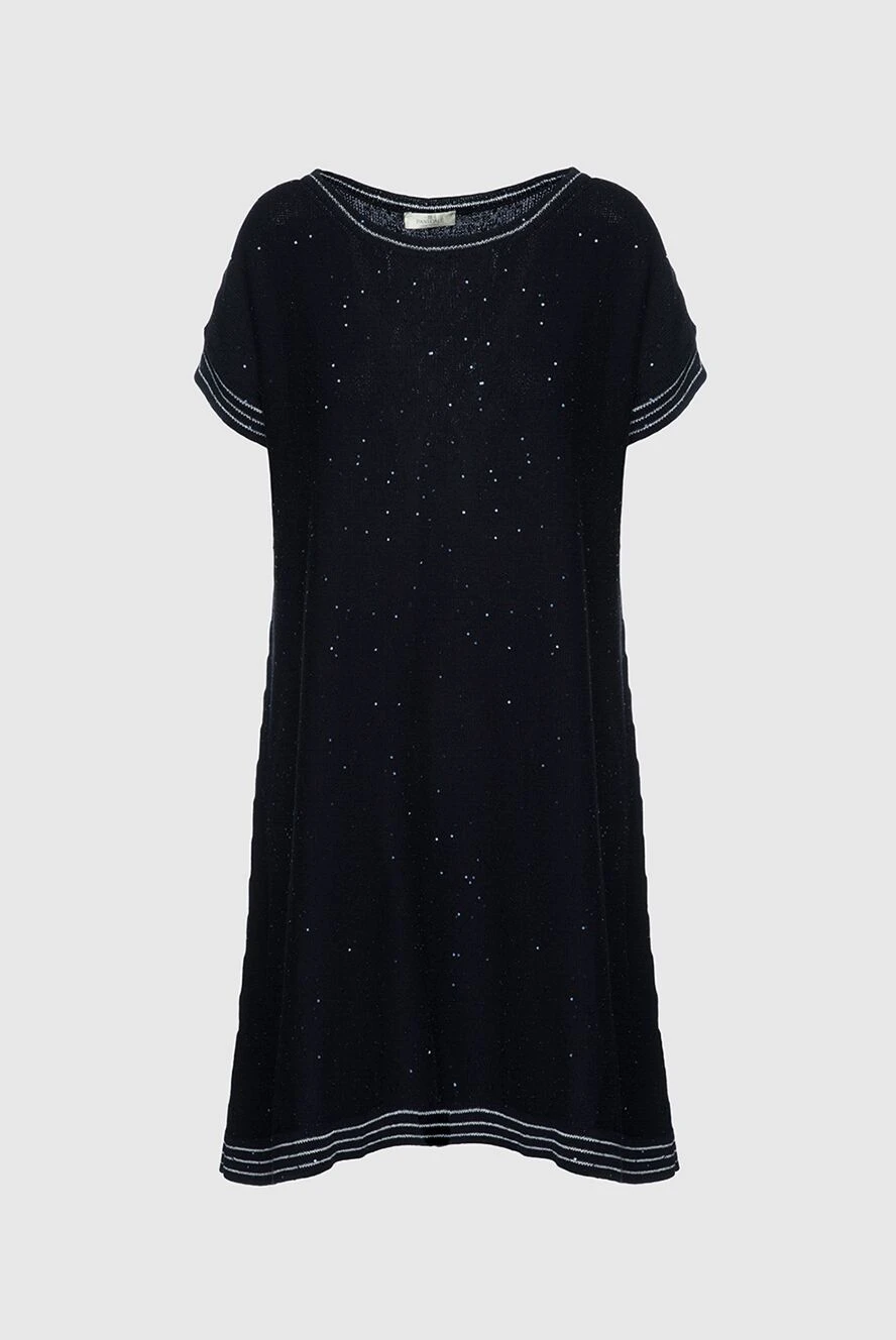 Panicale blue cotton dress for women 151763 - photo 1