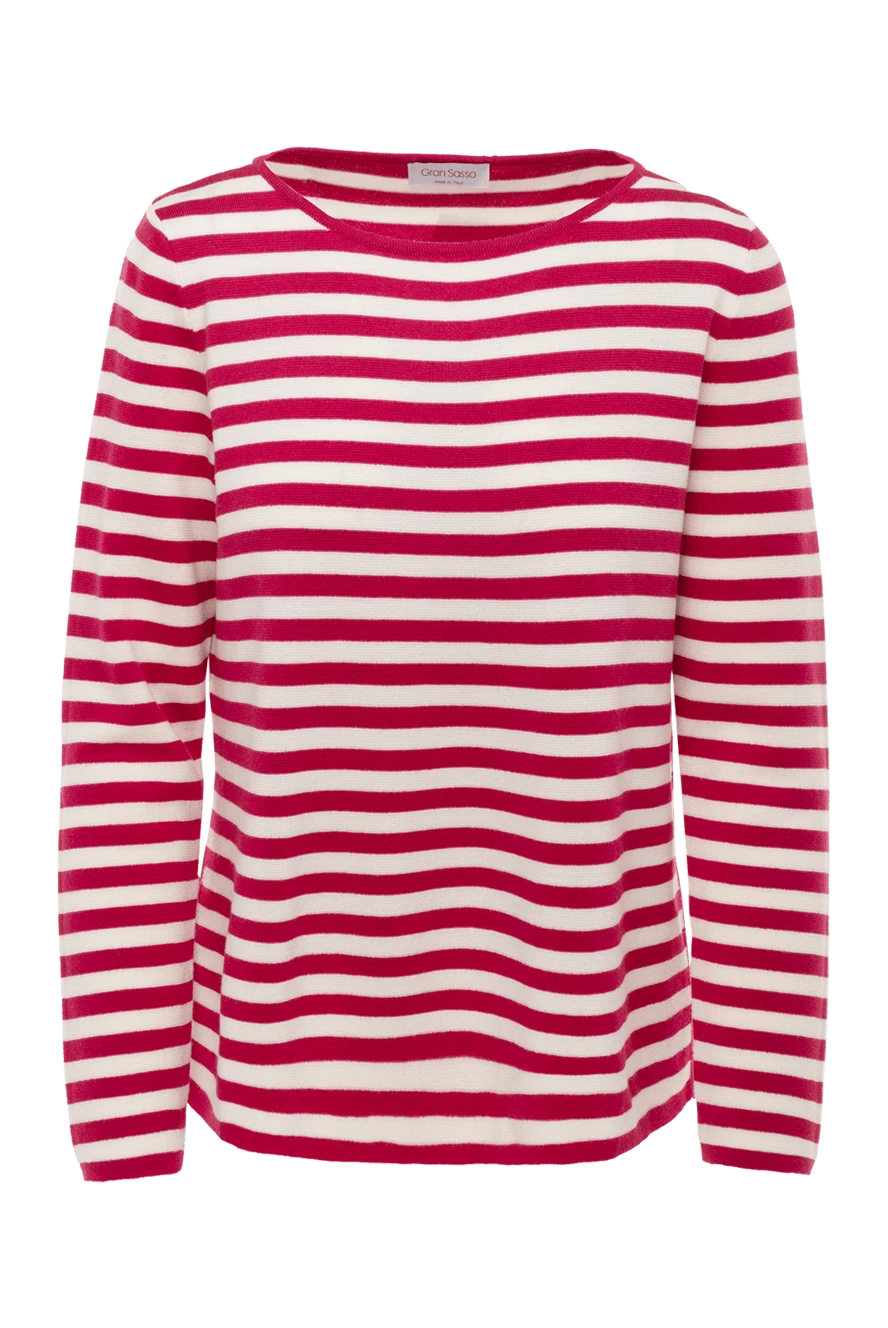 Gran Sasso red wool sweater for women 153805 - photo 1