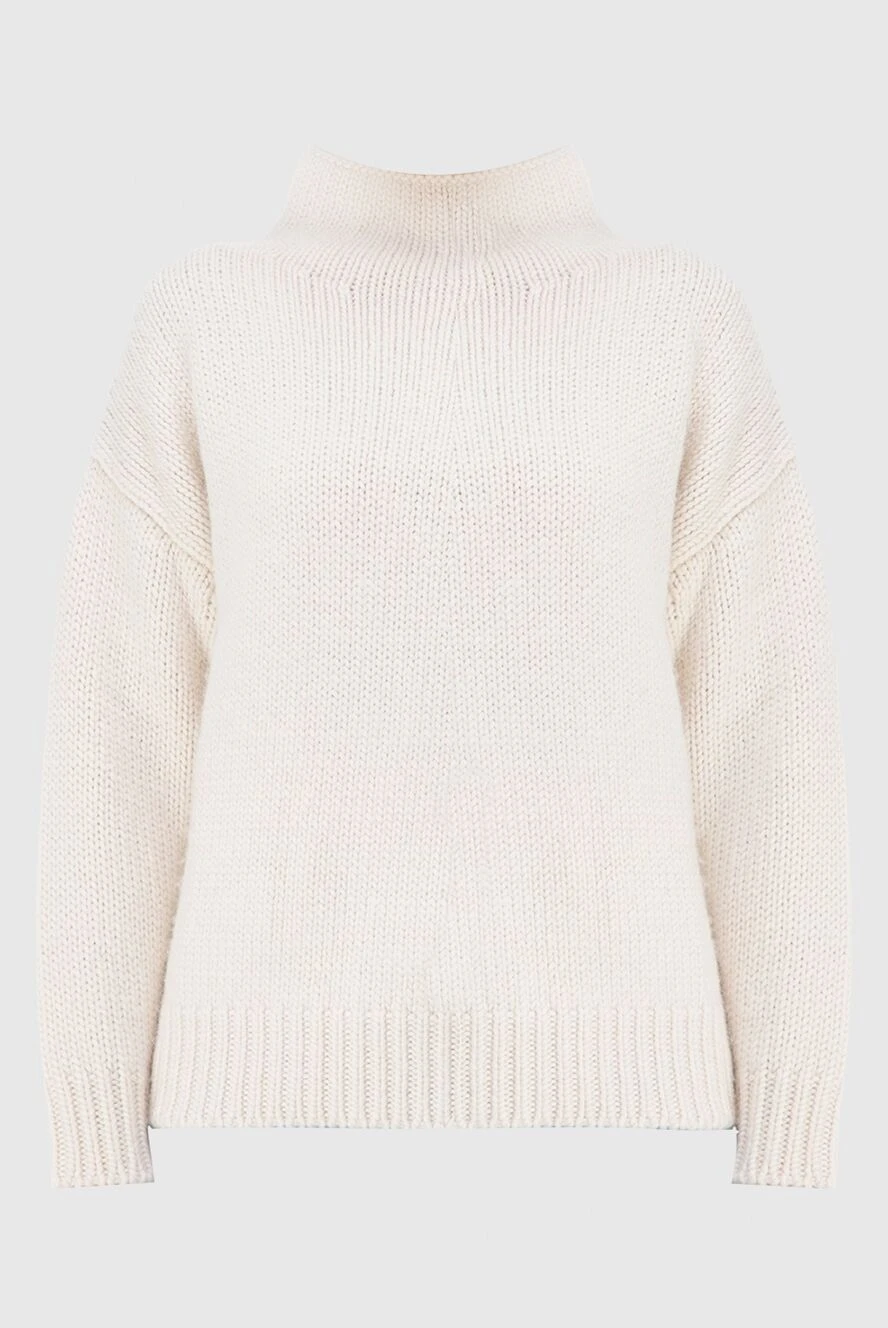 Peserico white womens jumper with a high neckline 154318 - photo 1