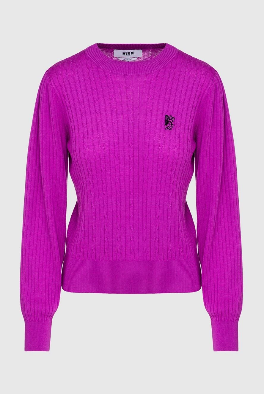 MSGM bright pink womens jumper 154628 - photo 1
