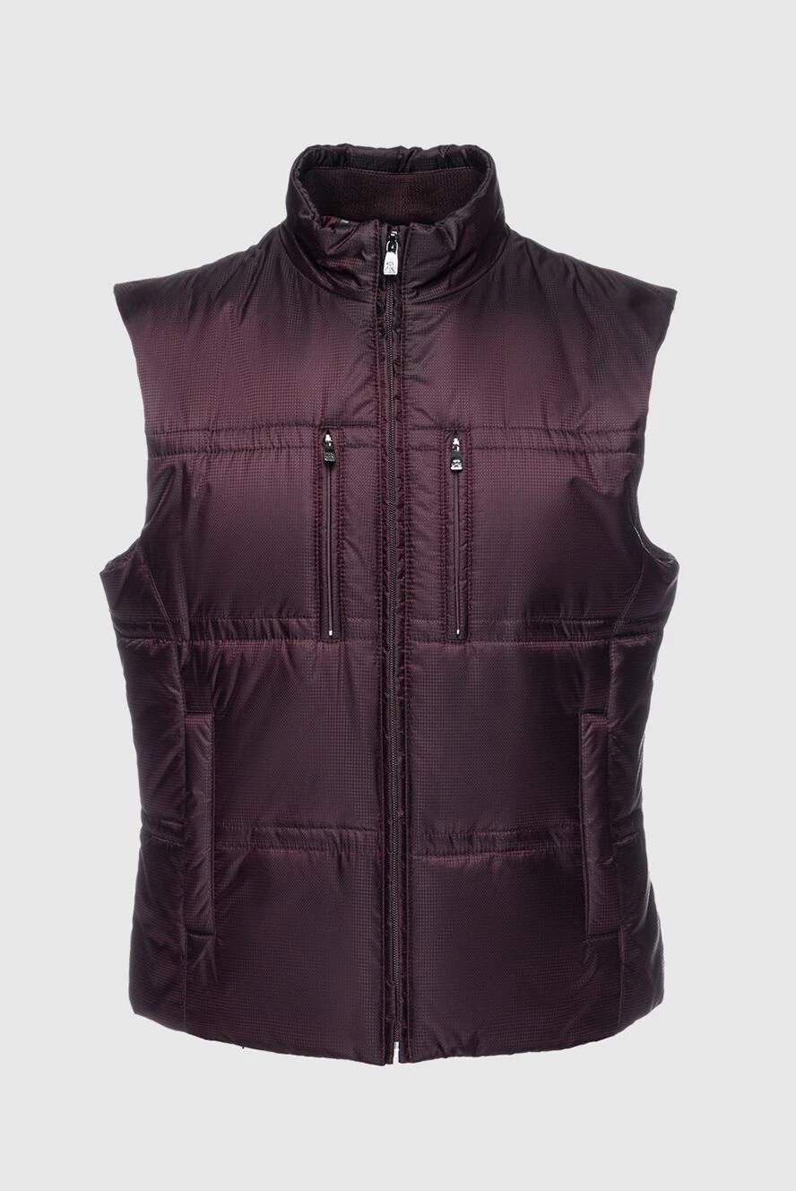 Corneliani polyester vest burgundy for men 155066 - photo 1