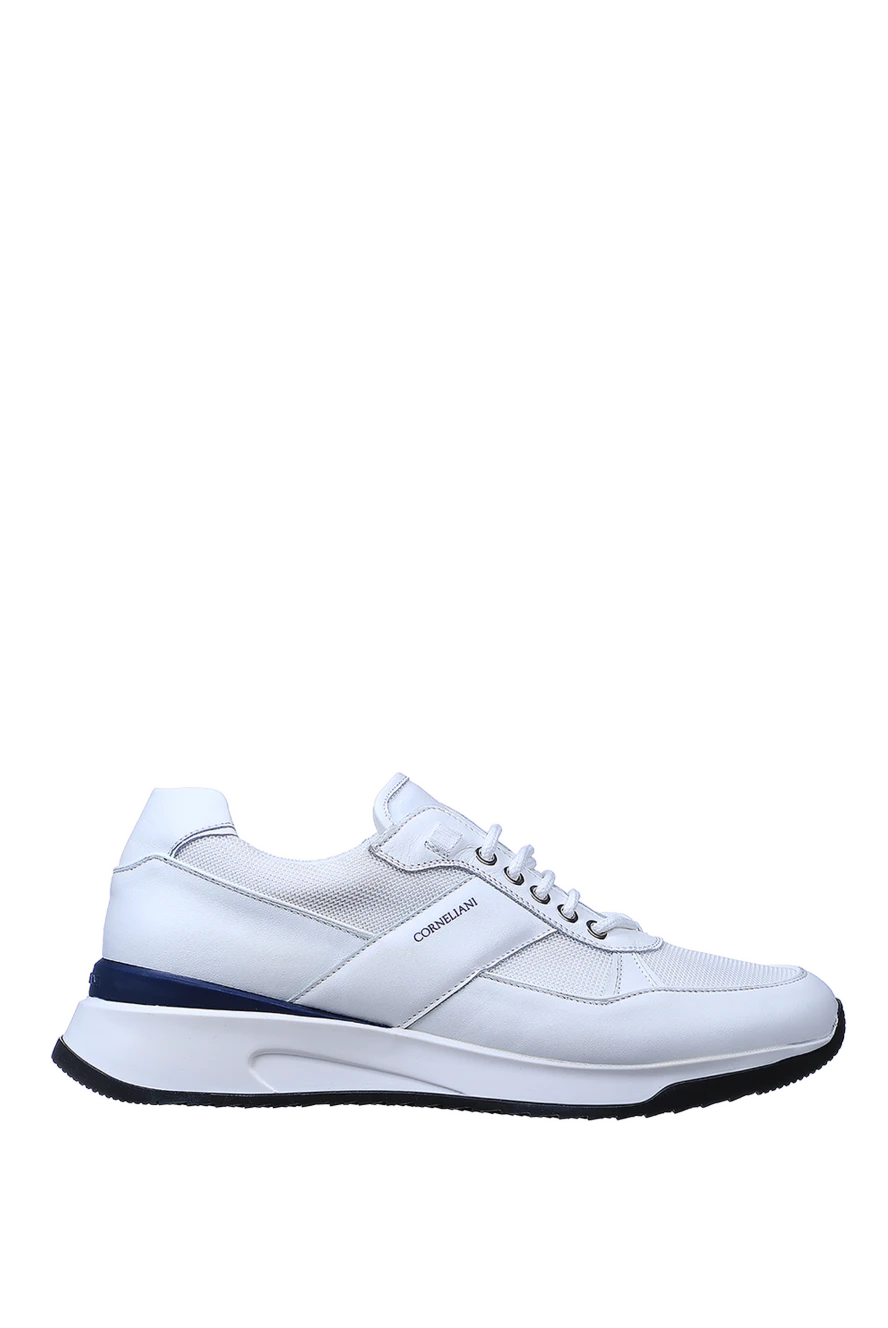 Corneliani white leather sneakers for men 155608 - photo 1