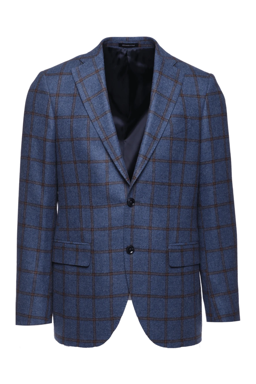 Sartoria Latorre піджак із кашеміру синій чоловічий 155853 - фото 1