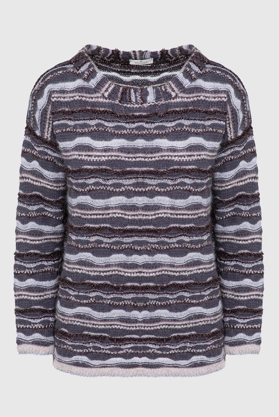 Panicale dark gray womens jumper with a fantasy pattern 156003 - photo 1