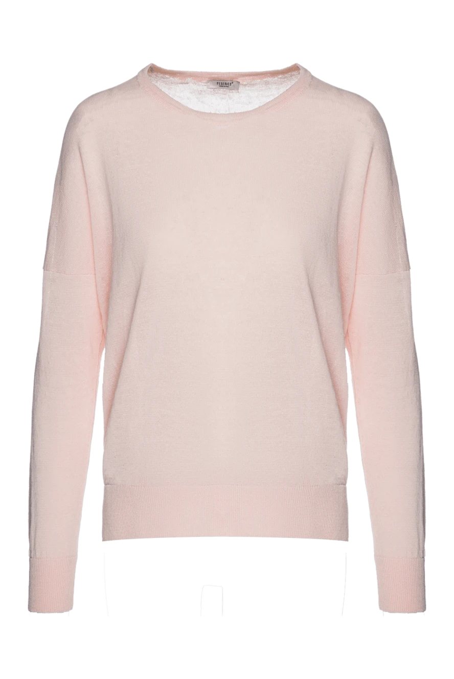 Peserico pink linen and cotton jumper for women 156986 - photo 1
