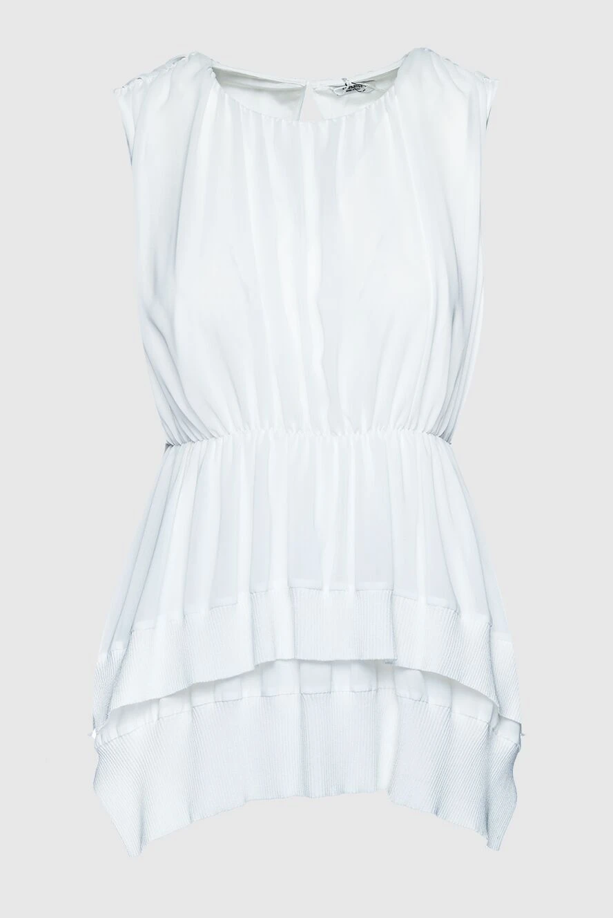 Peserico women's white top made of silk and elastane 157033 - photo 1