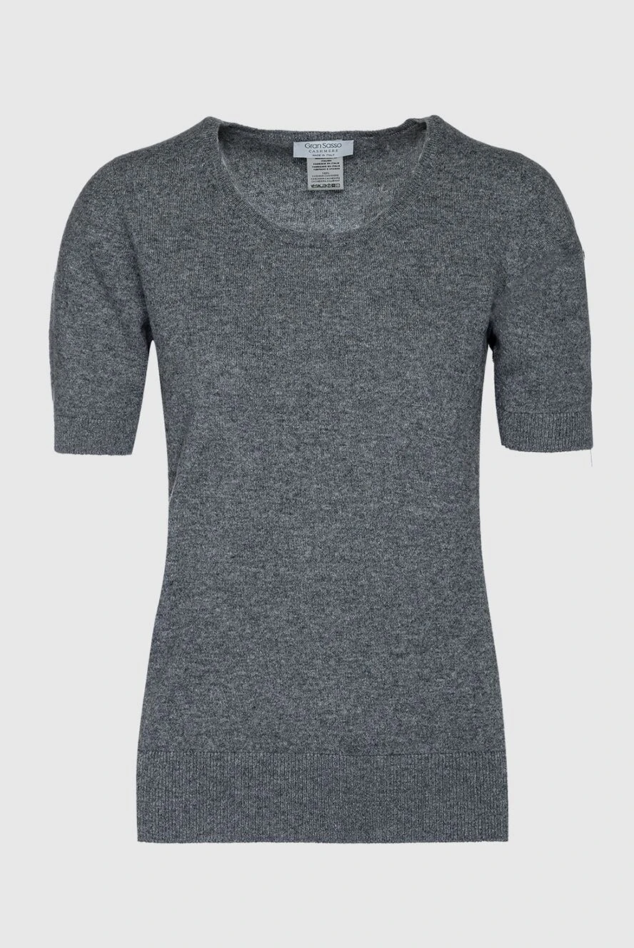 Gran Sasso light gray womens cashmere jumper t-shirt 157488 - photo 1