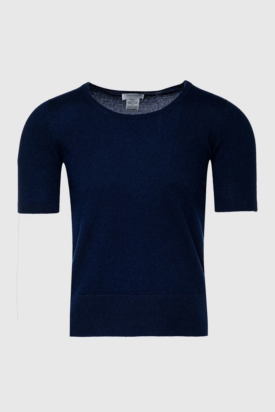 Gran Sasso blue womens cashmere jumper t-shirt 157491 - photo 1