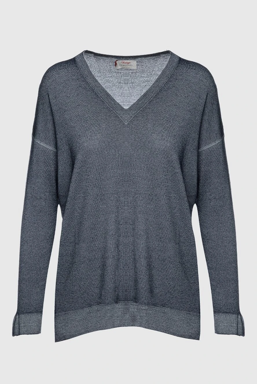 Gran Sasso gray wool sweater for women 157503 - photo 1