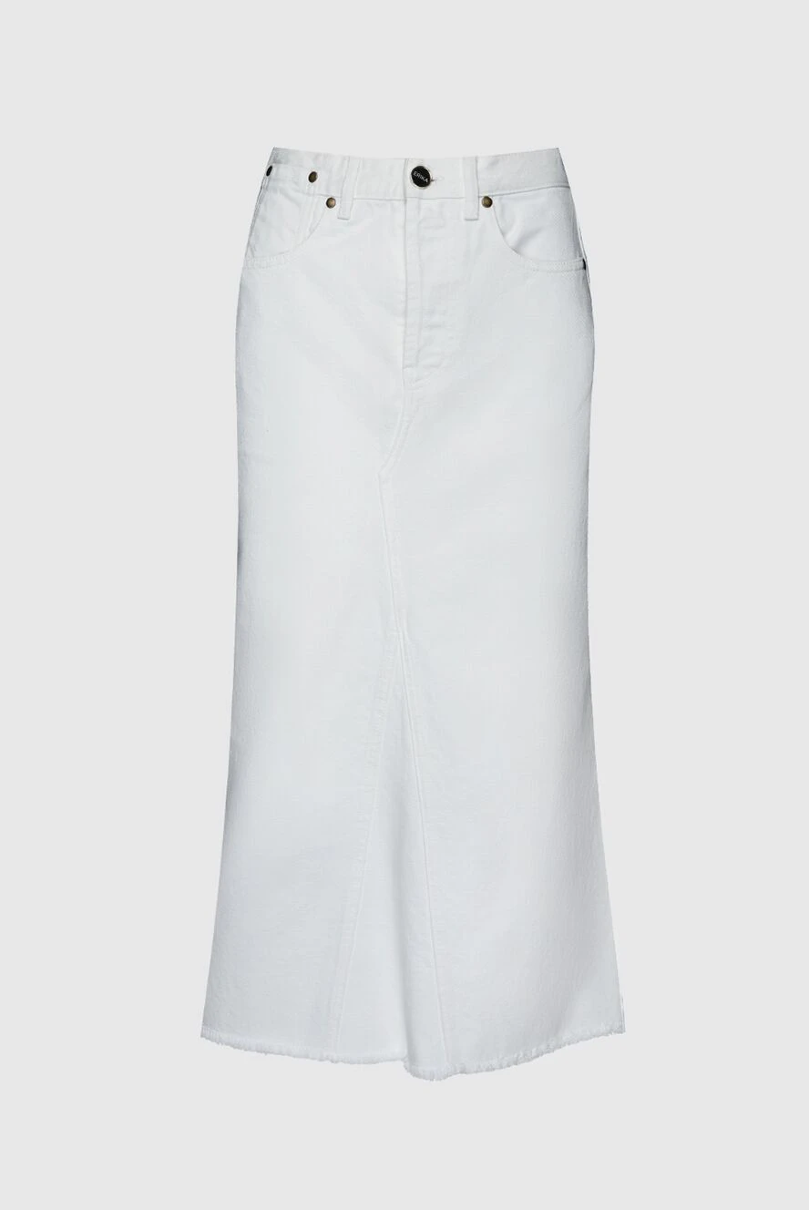 Erika Cavallini white cotton skirt for women 157637 - photo 1
