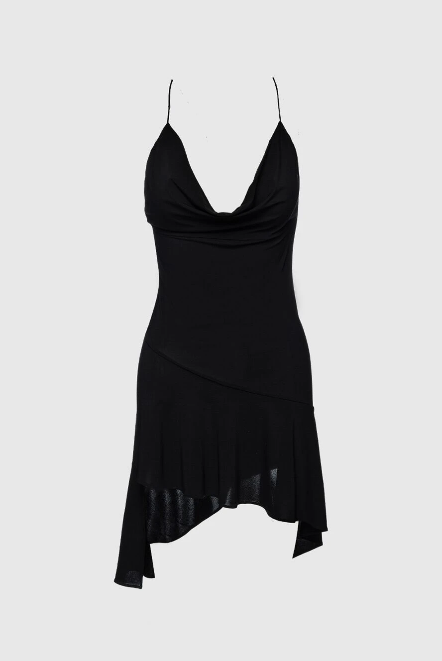 The Andamane black dress with an asymmetric hem women's 157853 - photo 1