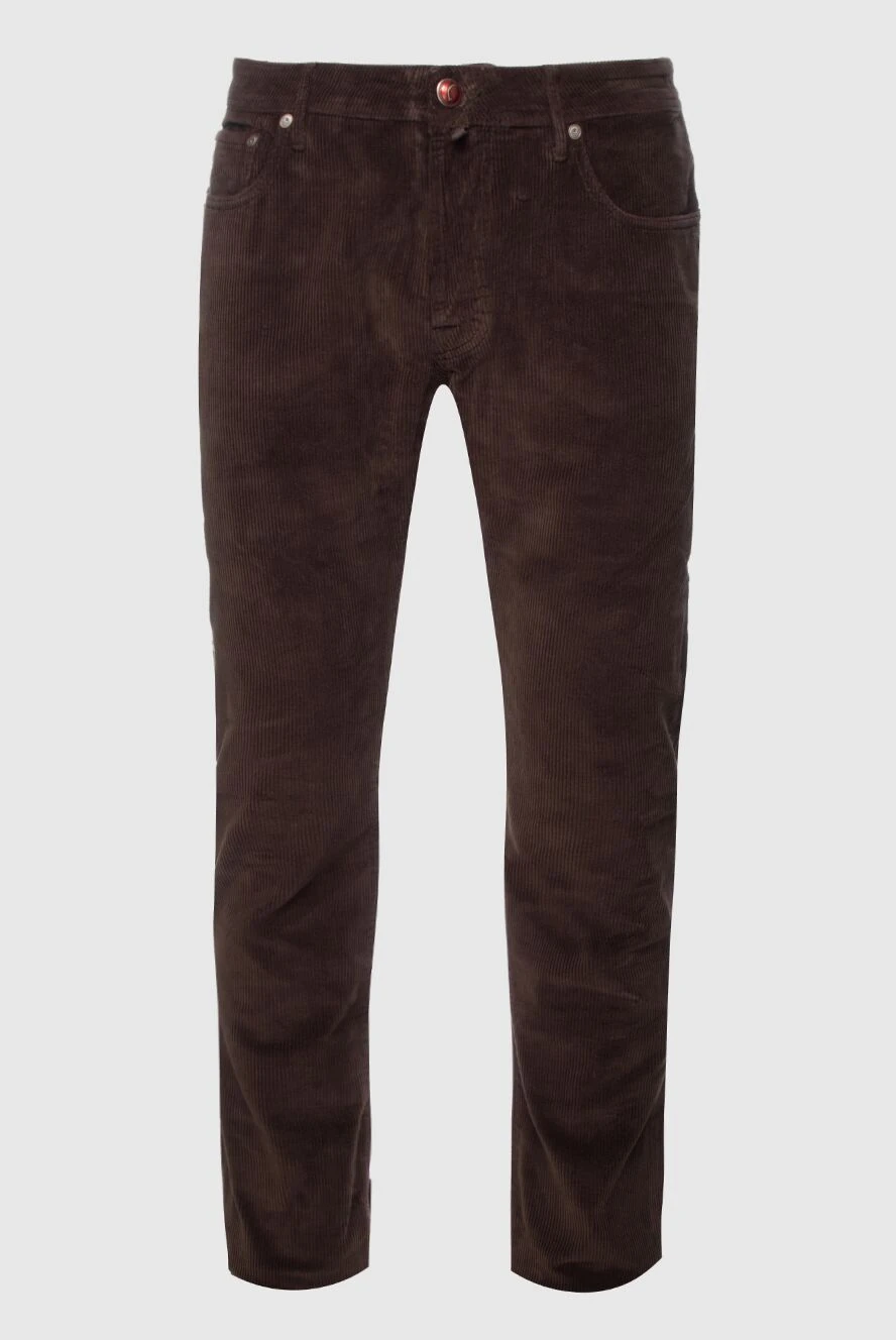 Jacob Cohen brown cotton jeans for men 158313 - photo 1