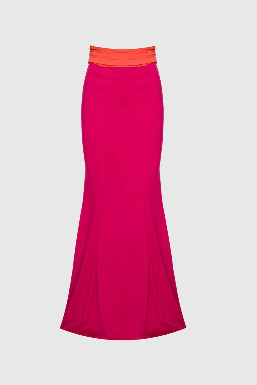 Ermanno Scervino women's pink maxi skirt with a bright belt 158725 - photo 1