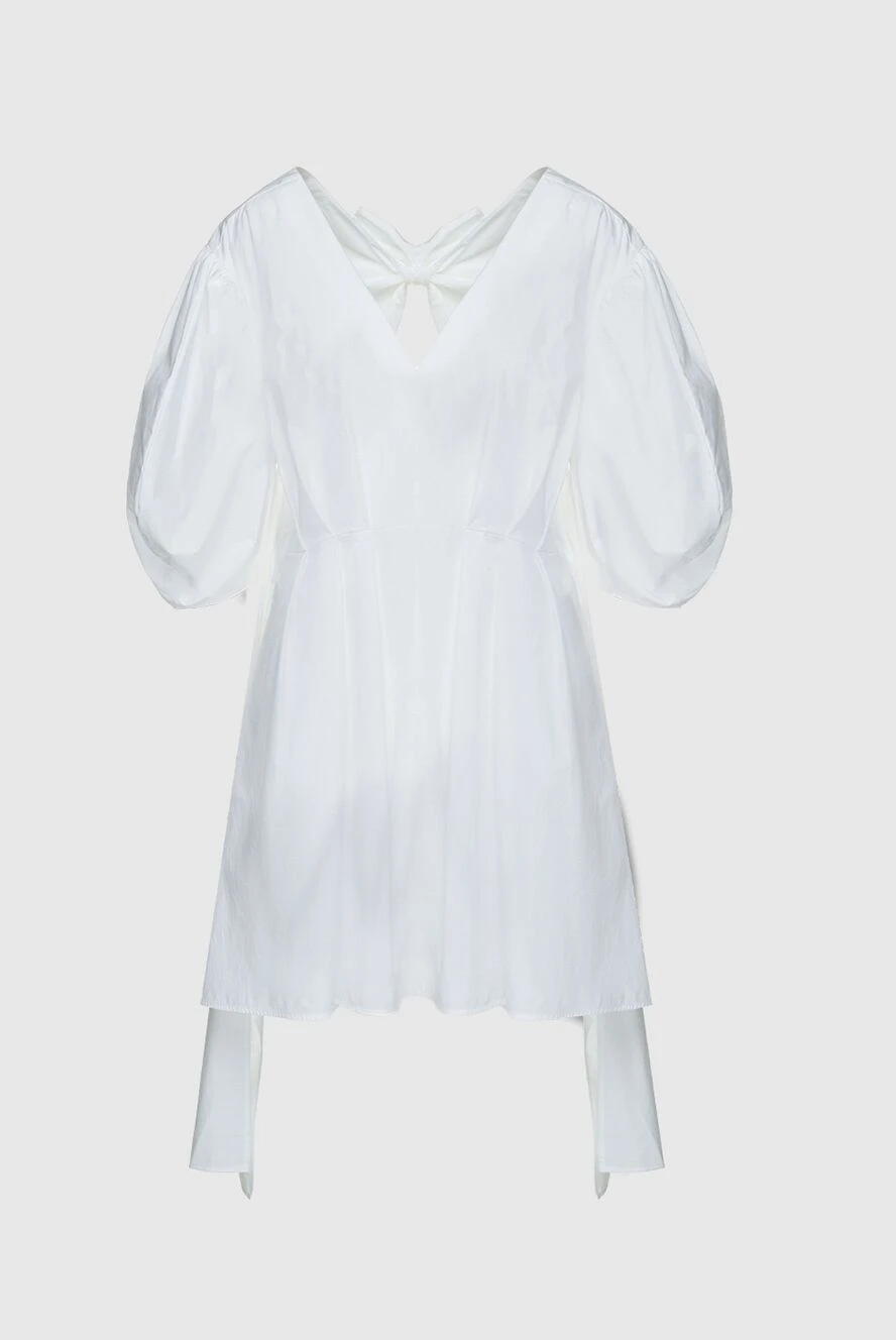 MSGM сукня з бавовни біла жіноча 158904 - фото 1