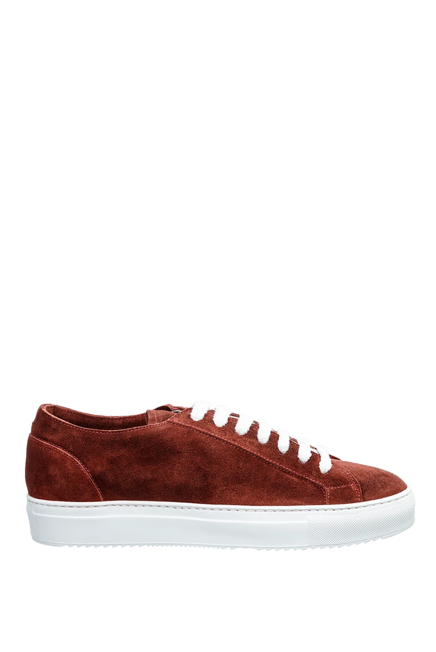Doucal`s brown suede sneakers for men 159010 - photo 1