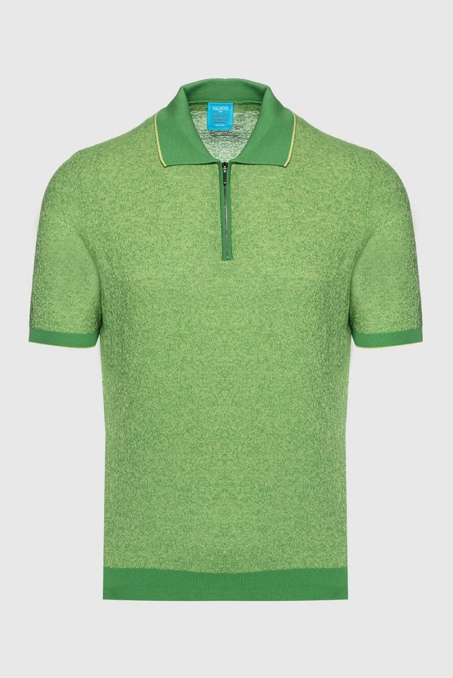 Dalmine green cotton polo for men 159199 - photo 1