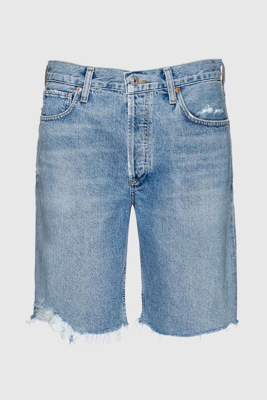 Citizens of Humanity women blue denim shorts with raw hem 159740 - photo 1