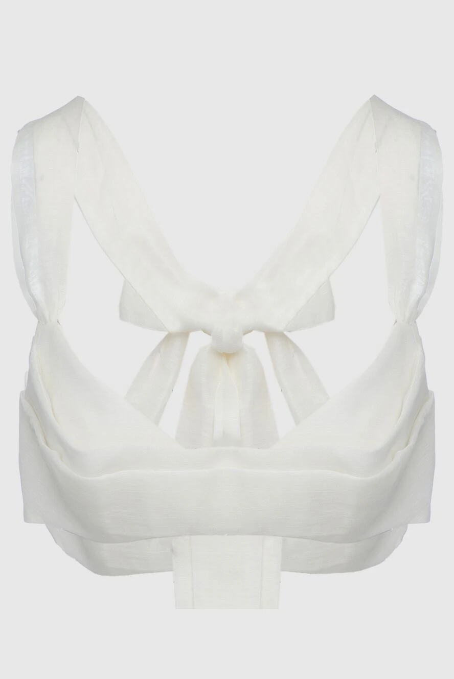 Zimmermann white linen and silk top for women 159764 - photo 1