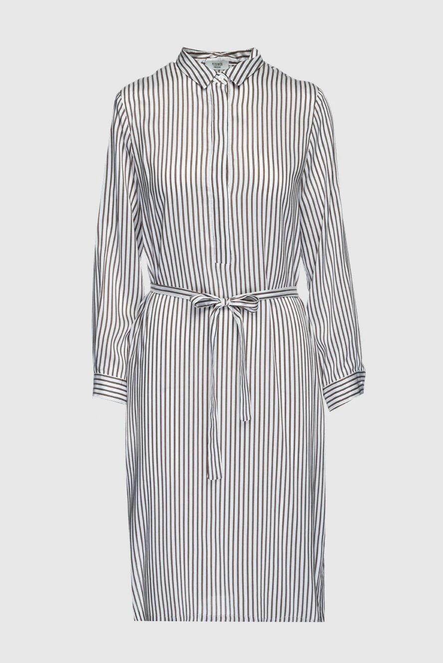 Peserico beige viscose and silk dress for women 160041 - photo 1