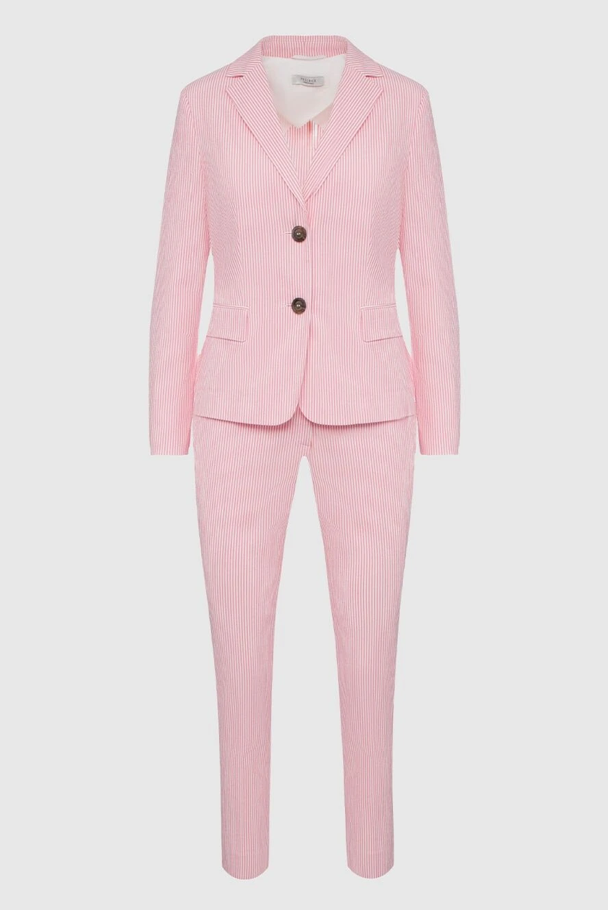 Peserico pantsuit made of cotton and elastane pink for women 160052 - photo 1