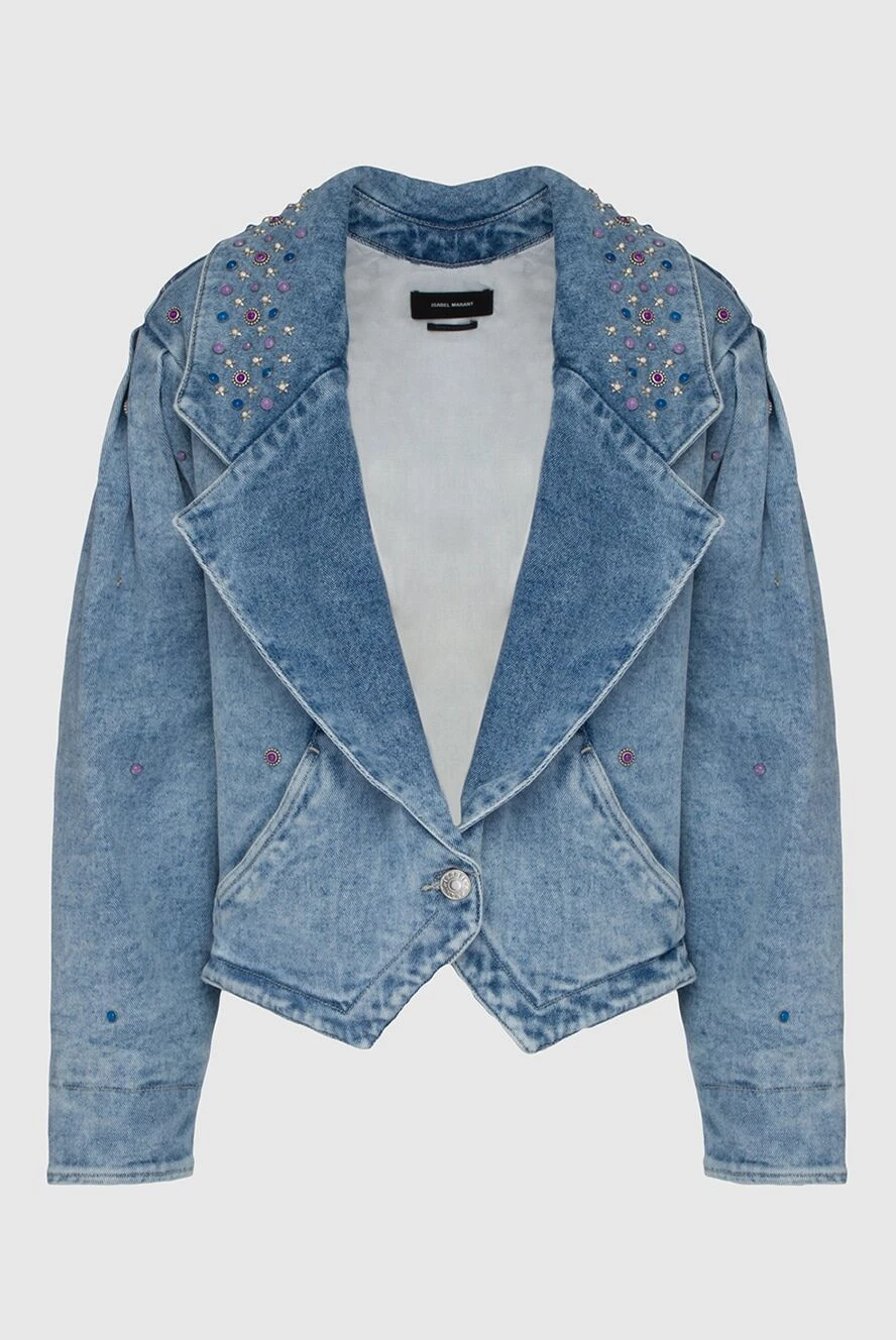 Isabel Marant blue cotton and elastane jacket for women 160367 - photo 1
