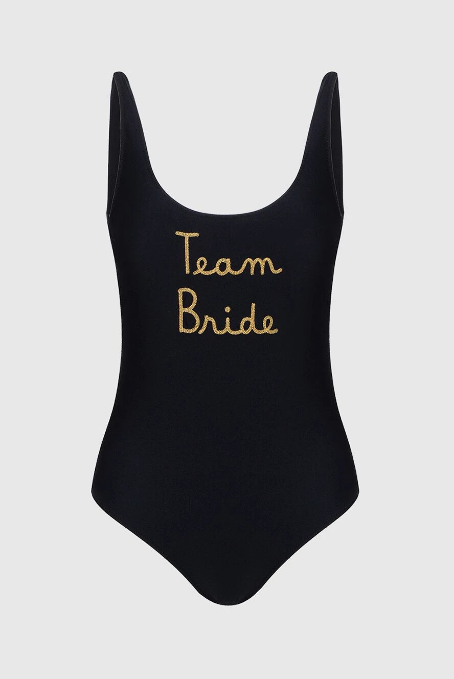 MC2 Saint Barth women's black one-piece swimsuit made of polyamide and lycra with a print 160479 - photo 1