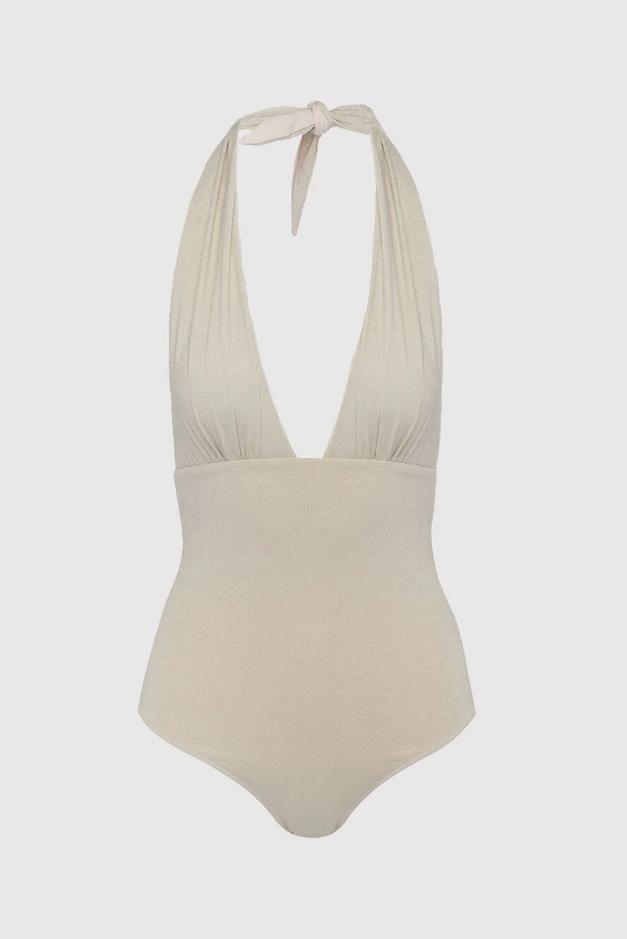 MC2 Saint Barth swimsuit compatible with polyamide and elastane beige women's 160481 - photo 1