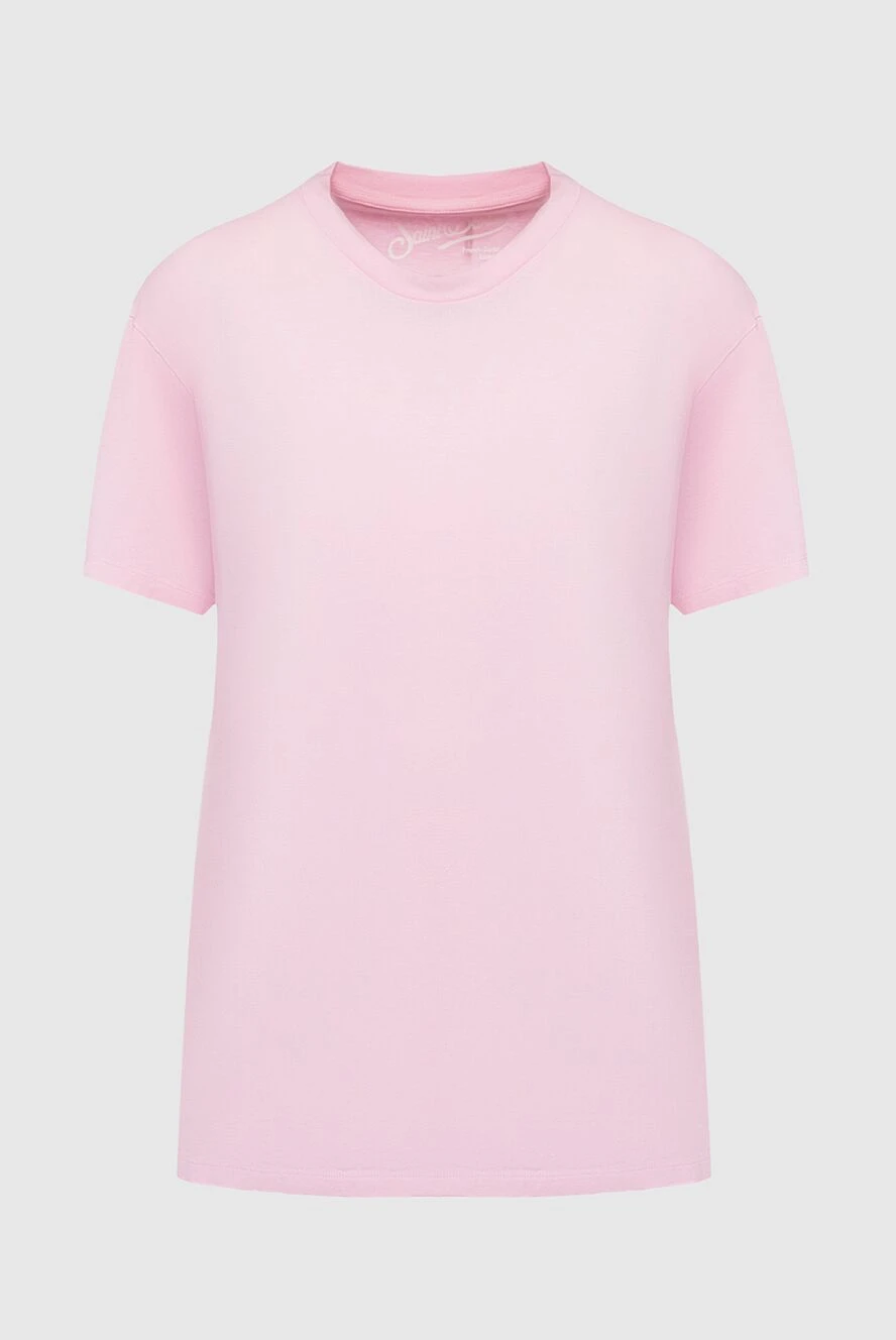 MC2 Saint Barth women's pink cotton t-shirt with a back print 160891 - photo 1
