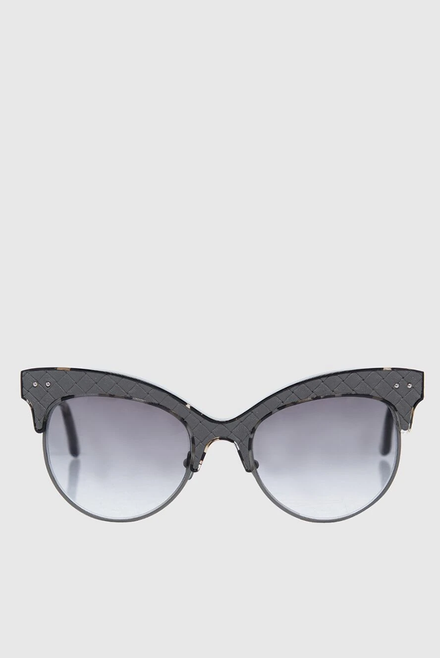 Bottega Veneta окуляри cat-eye для захисту від сонця сірі жіночі 161159 - фото 1
