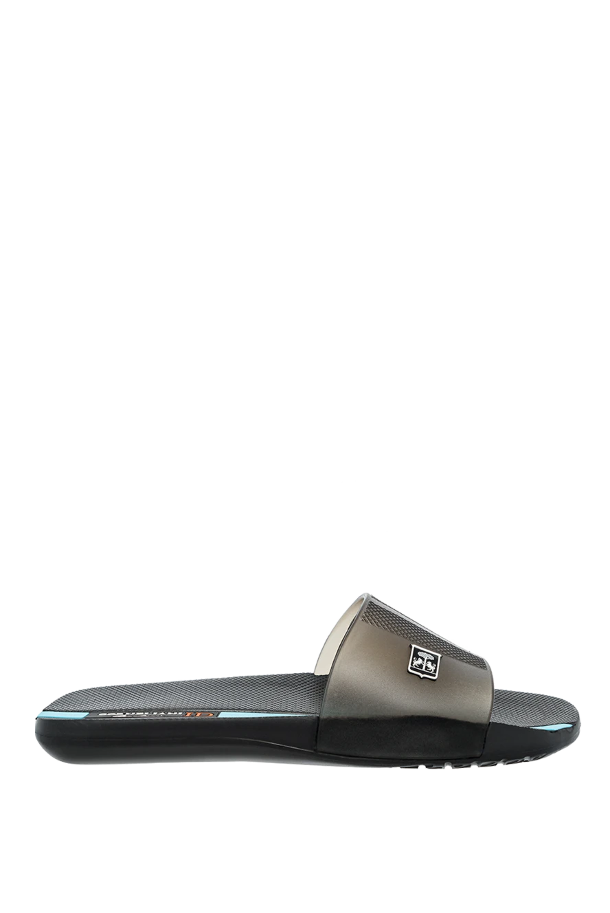 Corneliani black polyamide flip flops for men 161230 - photo 1