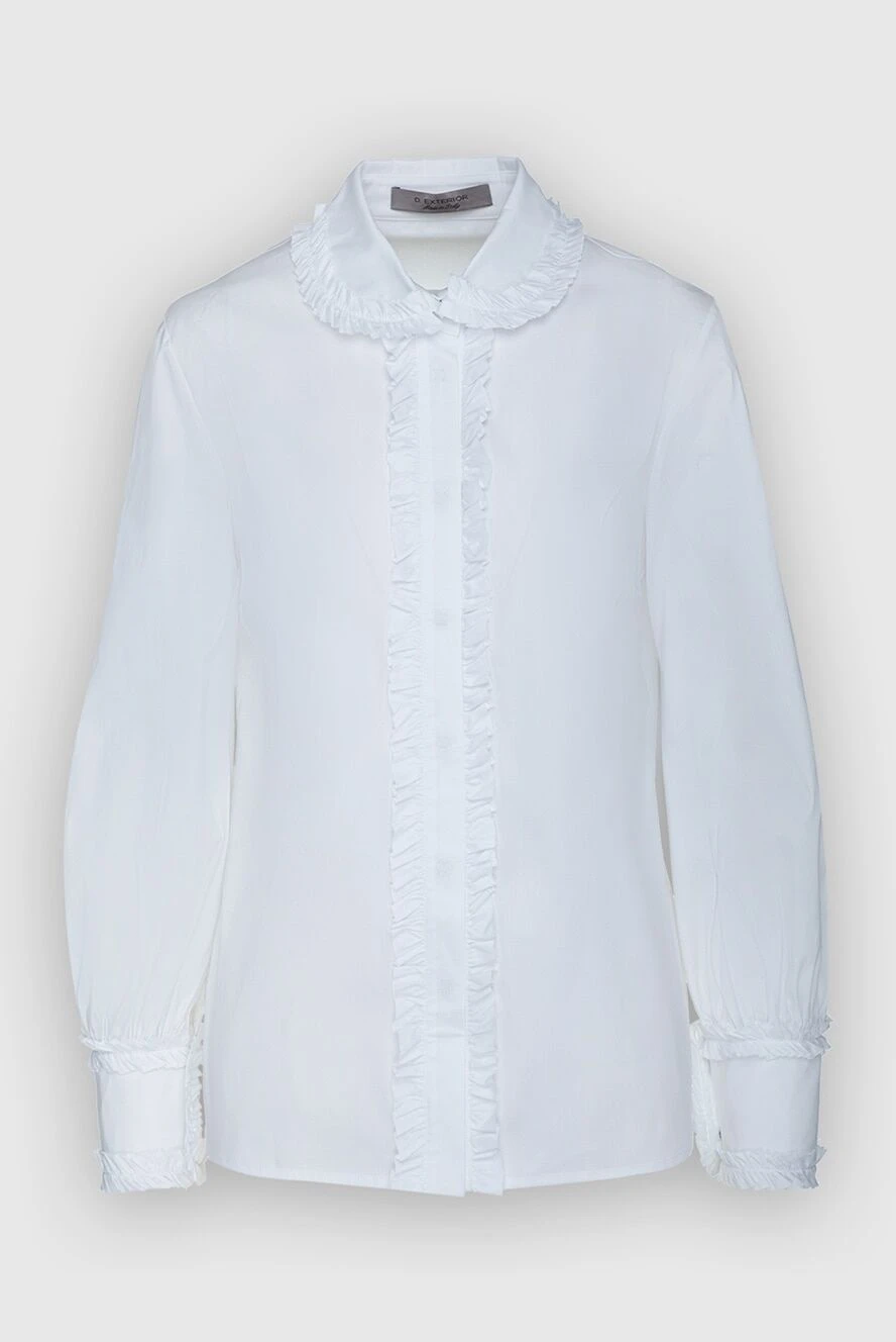 D.Exterior women's shirt with ruffles white 161742 - photo 1