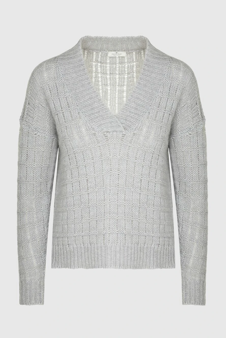 Panicale gray womens jumper with lurex speckles 161901 - photo 1