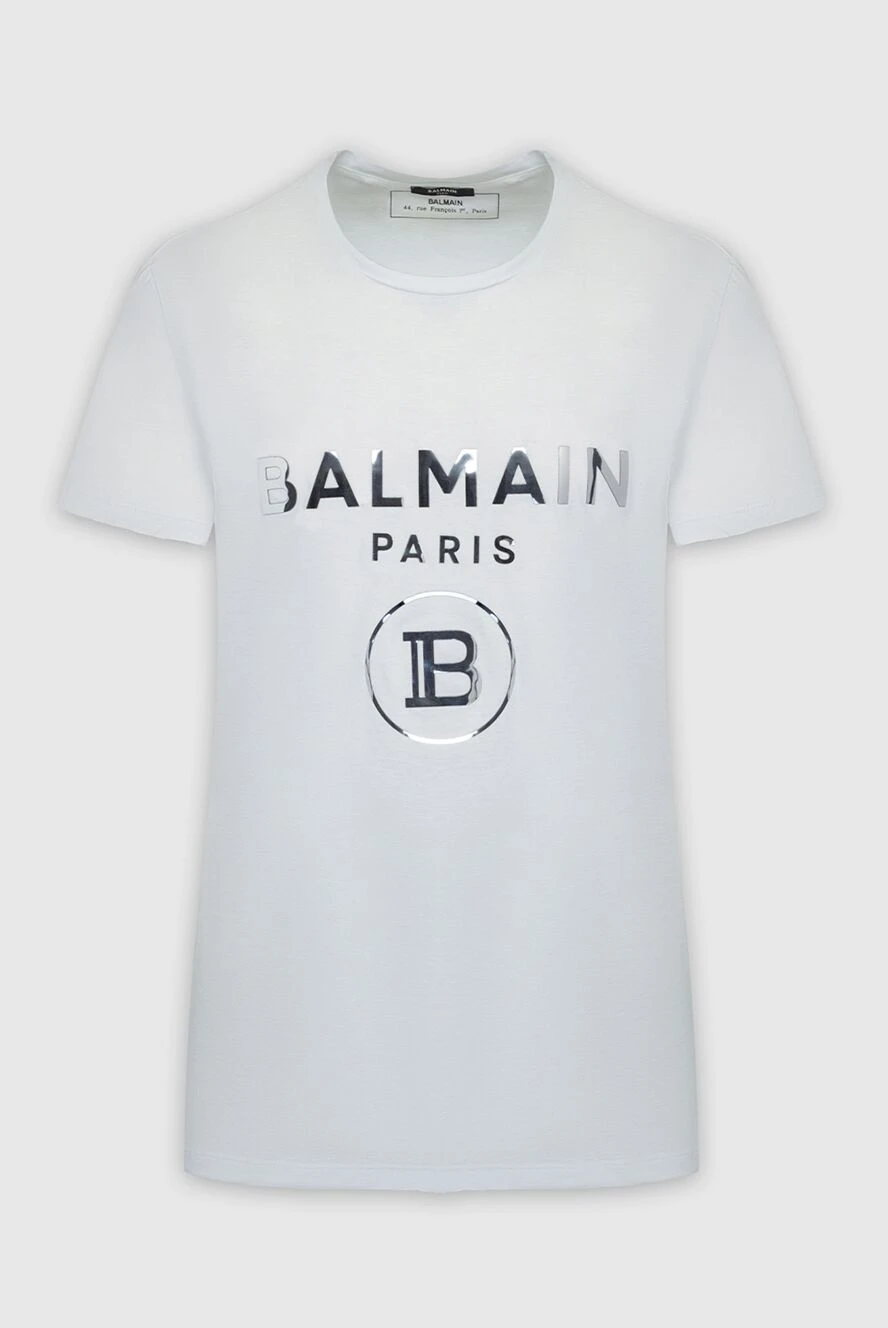 Balmain white cotton t-shirt for men 161983 - photo 1