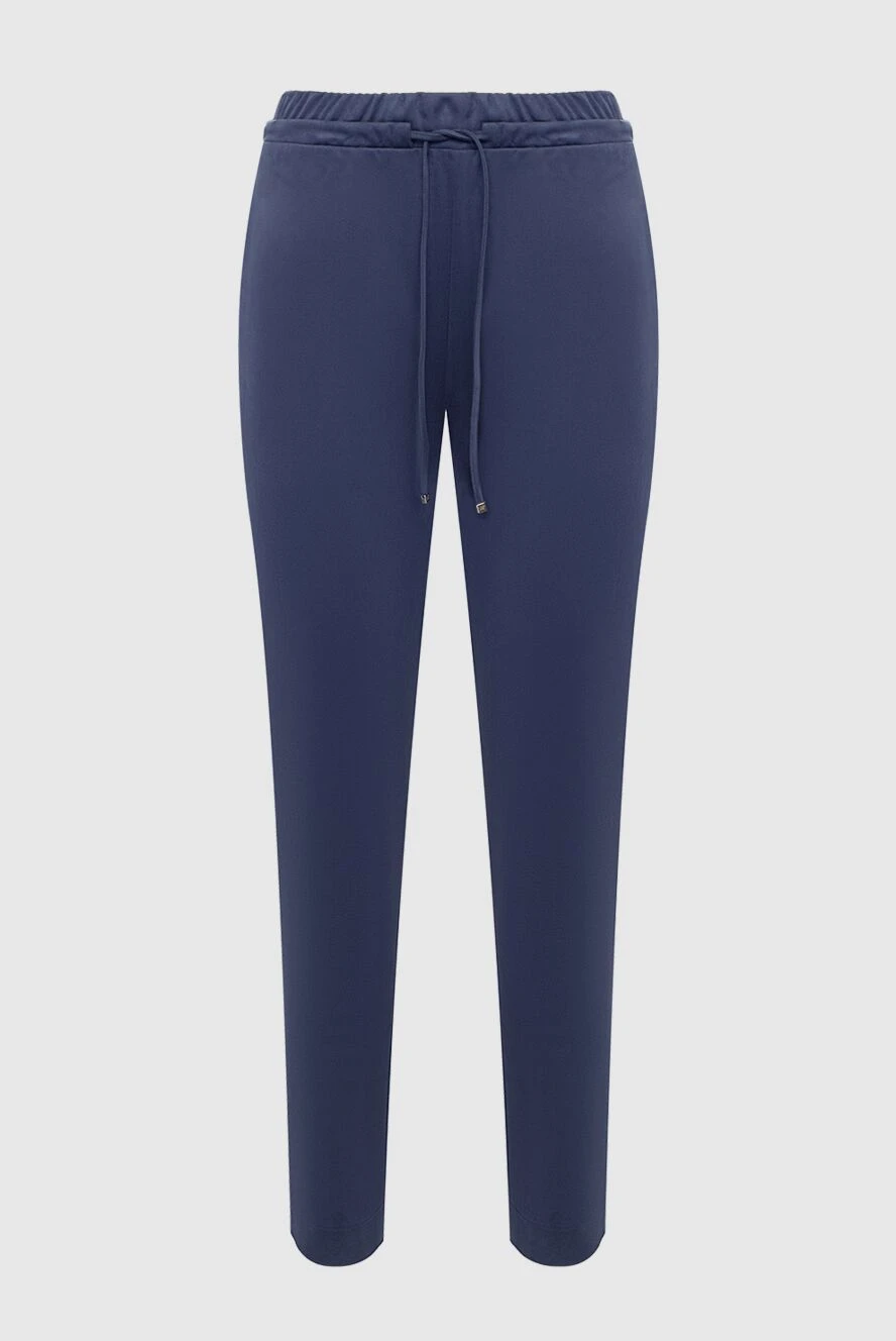 D.Exterior women's pants with ties blue 162331 - photo 1