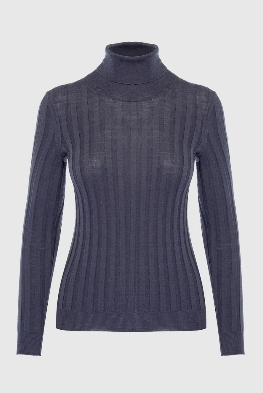 Peserico dark grey wool womens turtleneck 162426 - photo 1