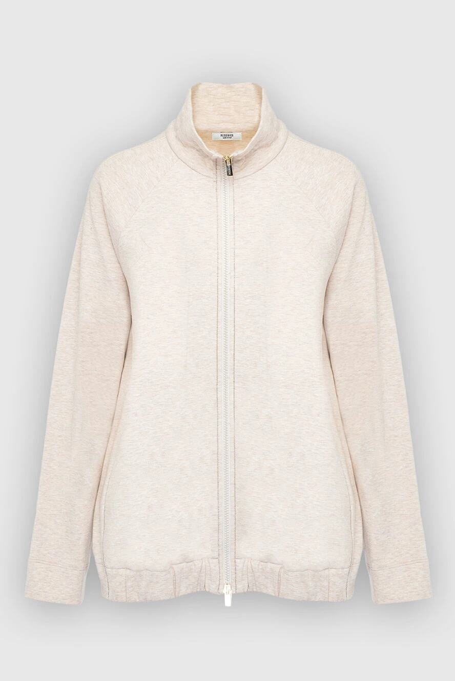 Peserico sweatshirt made of cotton and nylon beige for women 162437 - photo 1