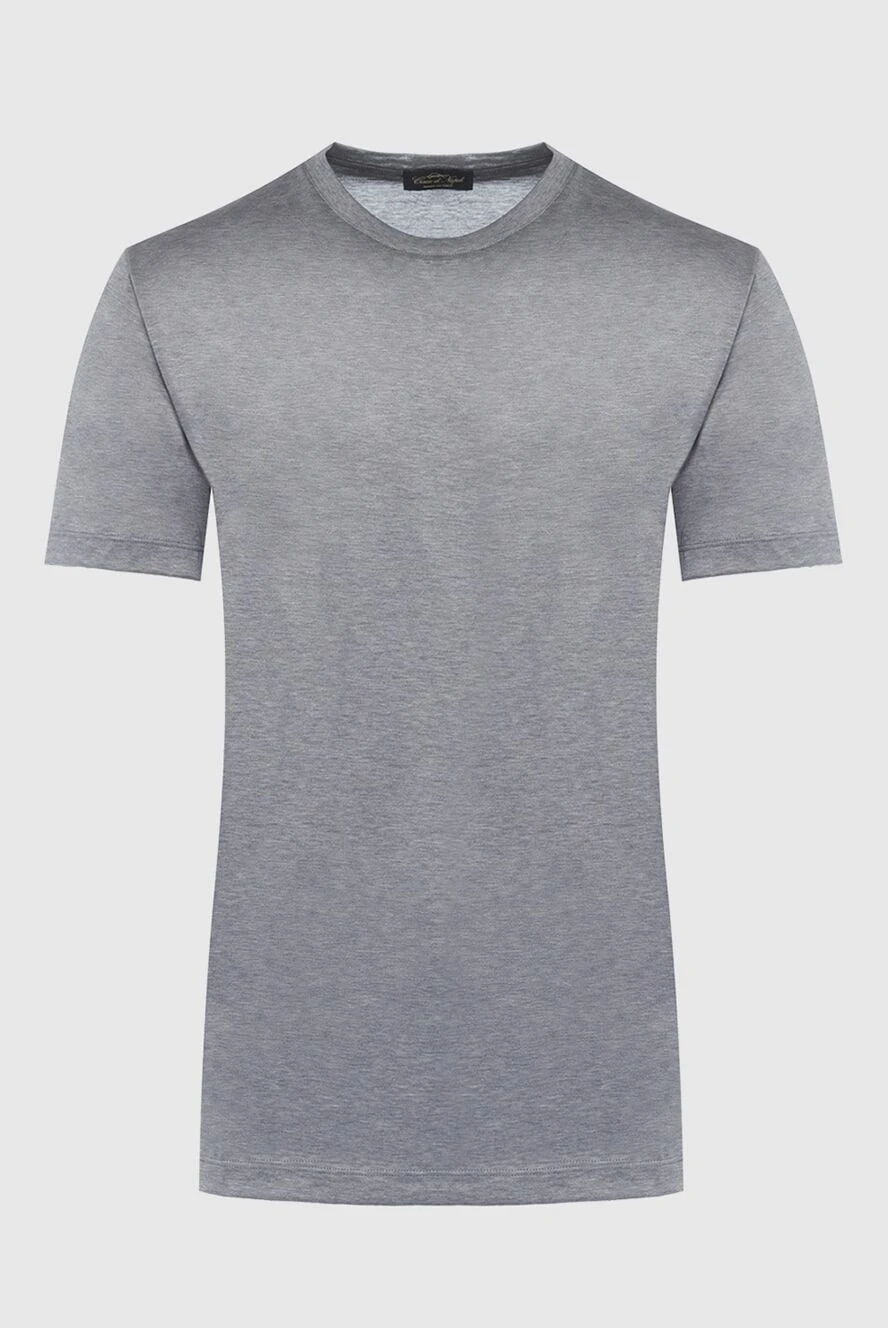 Cesare di Napoli gray cotton t-shirt for men 162532 - photo 1