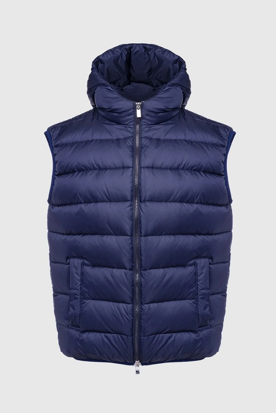 Tombolini blue polyester vest for men 162550 - photo 1