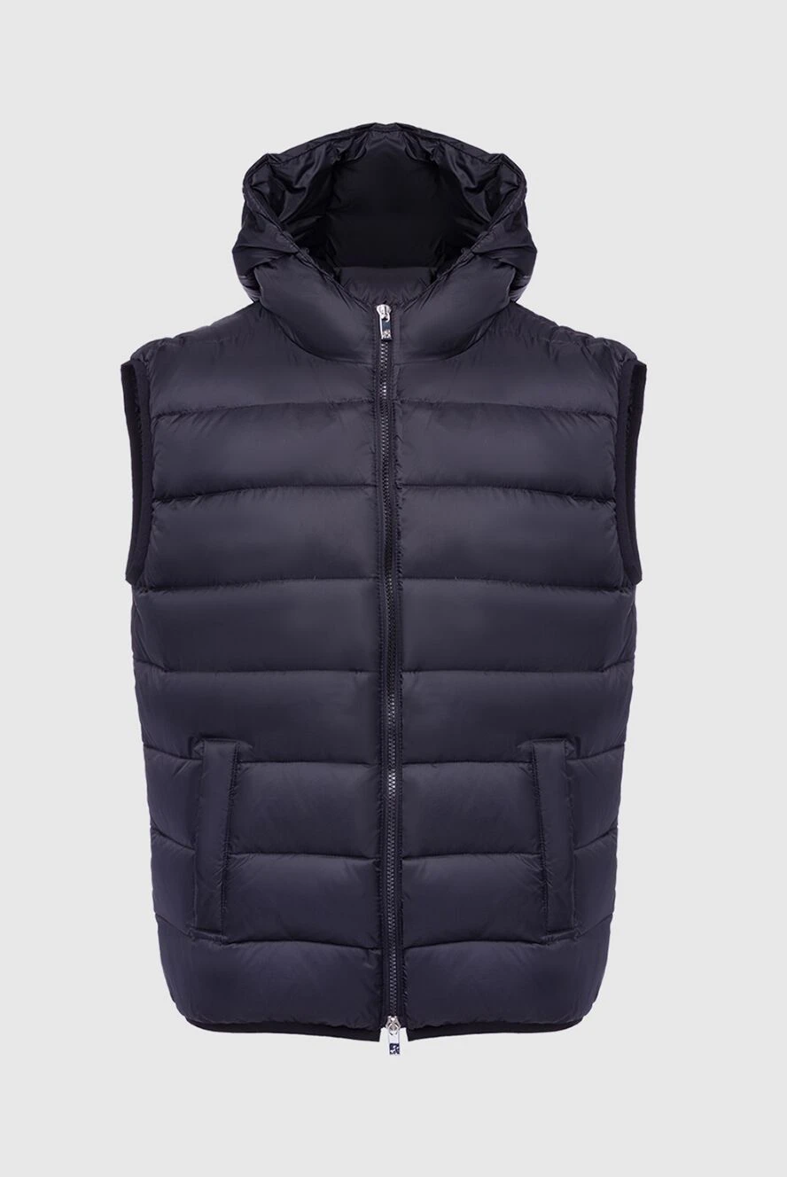 Tombolini black polyester vest for men 162551 - photo 1