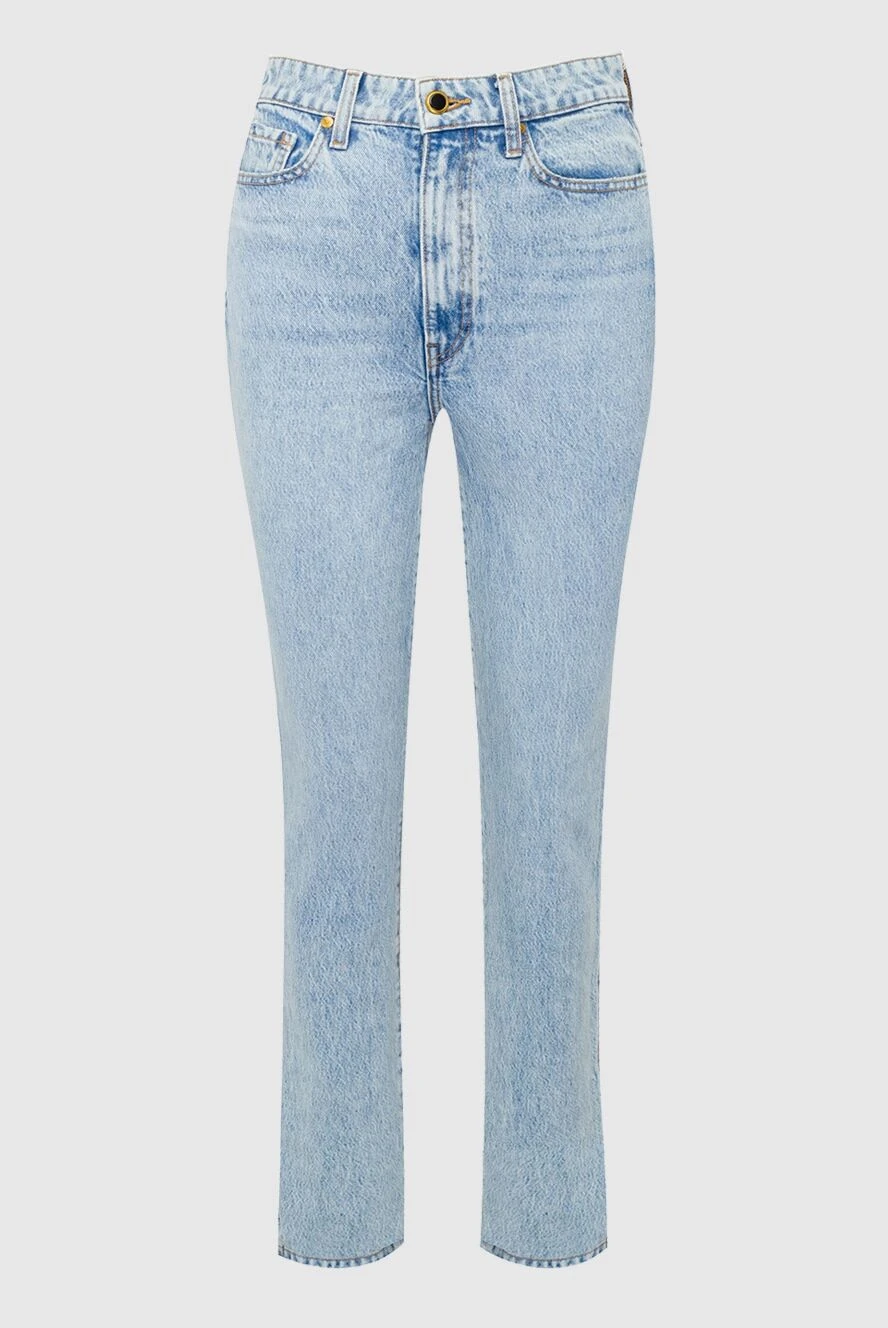 Khaite blue cotton jeans for women 163113 - photo 1