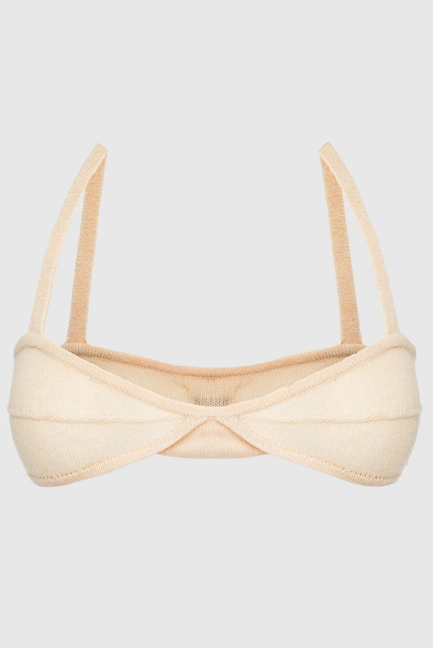 Khaite women's beige cashmere top 163117 - photo 1