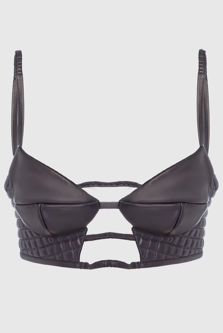 DROMe black leather top for women 163204 - photo 1