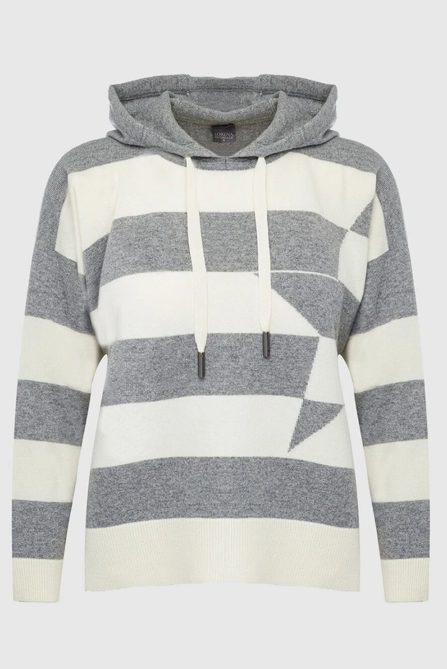 Lorena Antoniazzi hoodie gray women's 163477 - photo 1