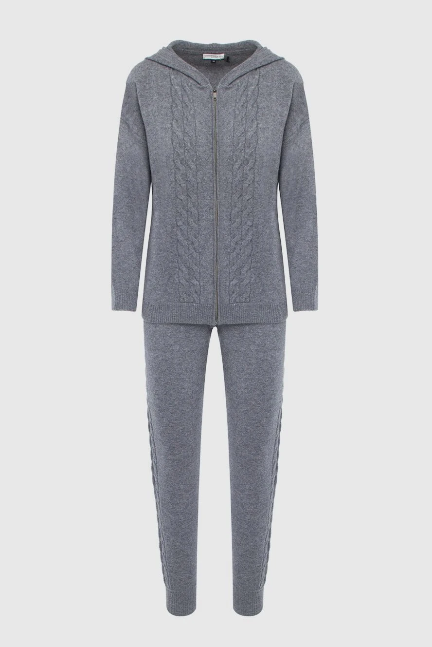 Cashmere & Silk Milano women's gray cashmere walking suit 163531 - photo 1