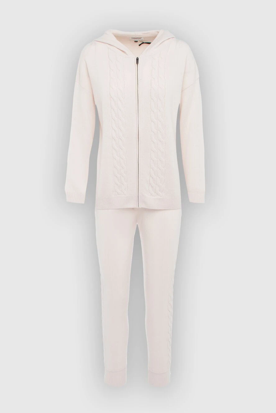 Cashmere & Silk Milano women's beige cashmere walking suit 163533 - photo 1