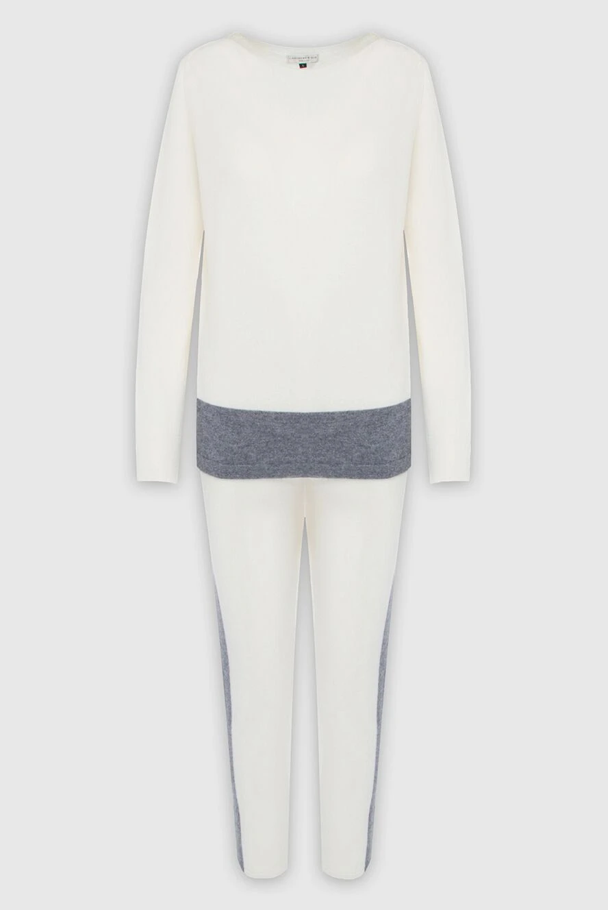 Cashmere & Silk Milano women's white cashmere walking suit 163539 - photo 1